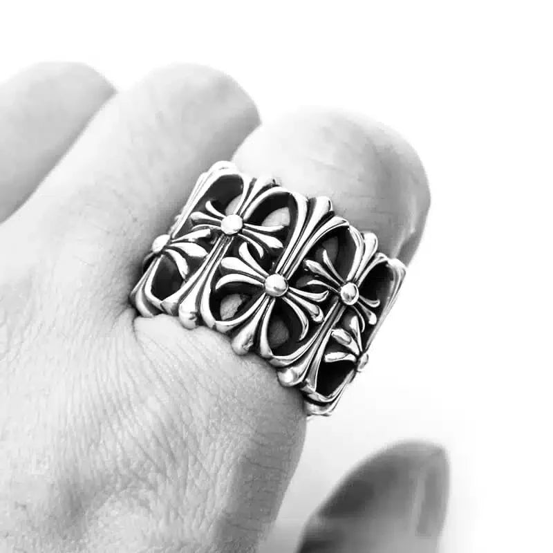 CHROME HEARTS CEMETERY RING -6