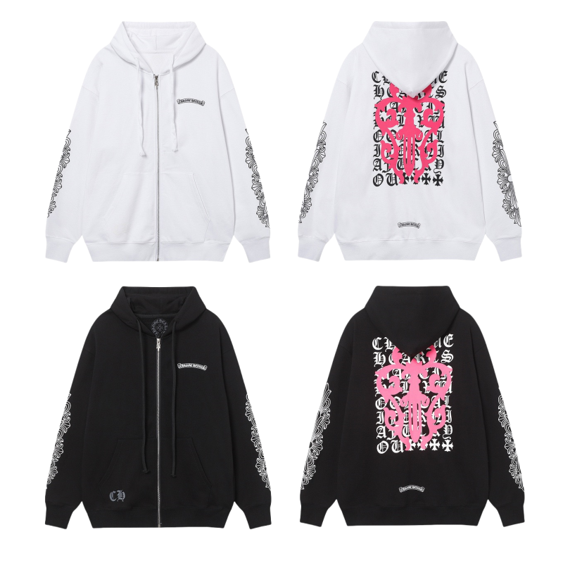 Chrome Hearts New Zip Up Hoodie -5016