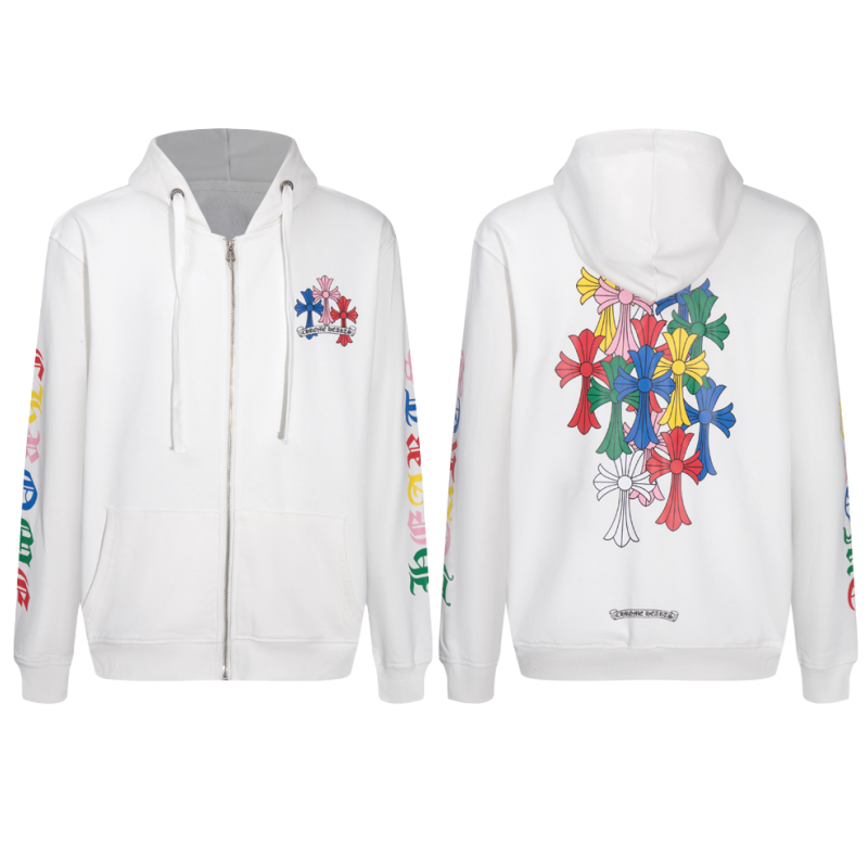 Chrome Hearts New Zip Up Hoodie -5010