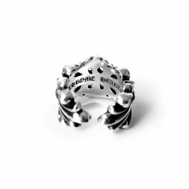 CHROME HEARTS DOUBLE FLORAL RING -1