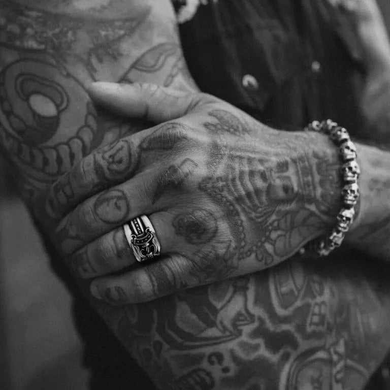 CHROME HEARTS DAGGER RING -8